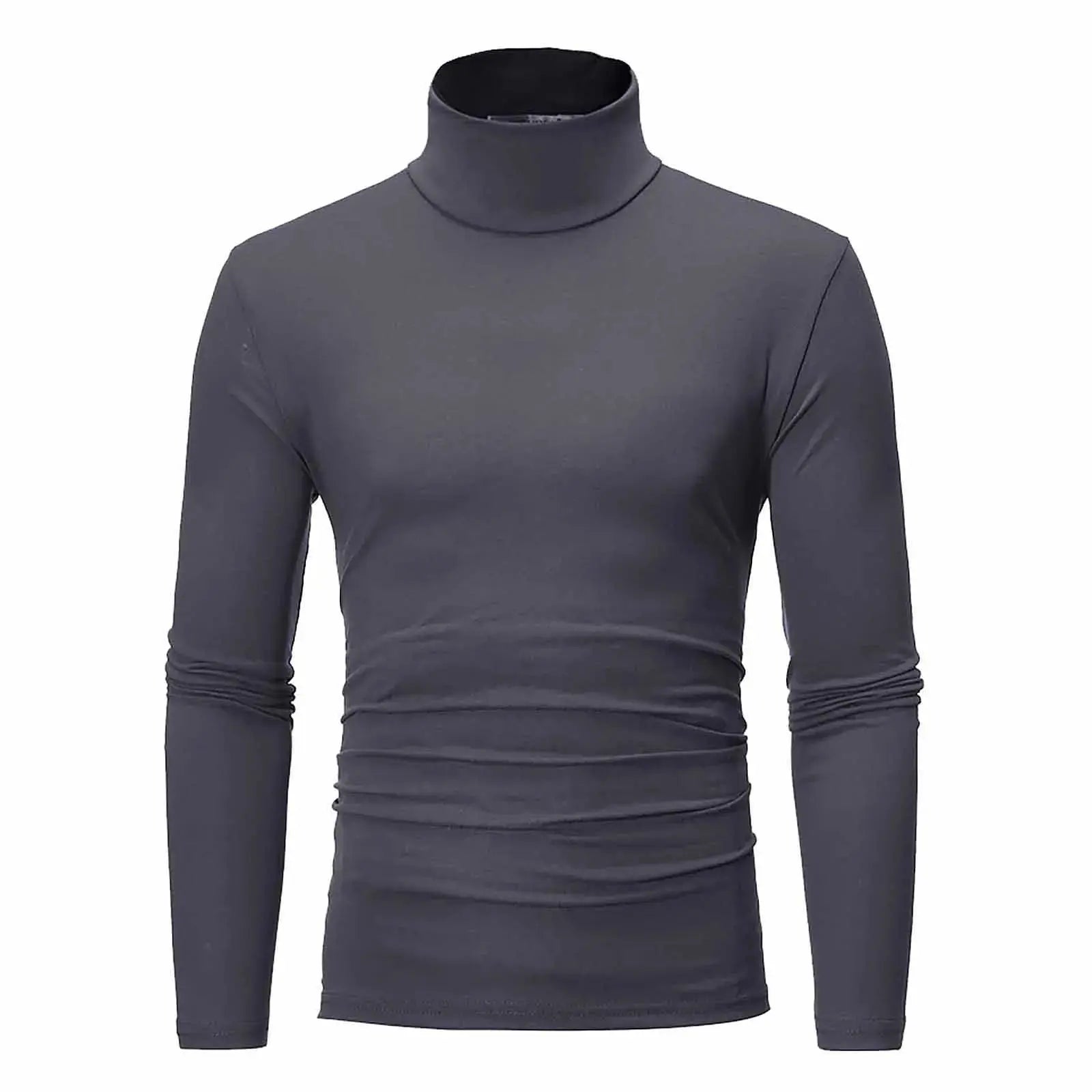 New Men's handsome half turtleneck bottom shirt,  gentle and comfortable, suitable for autumn, winter, senior undershirt WardBoyzPROShop