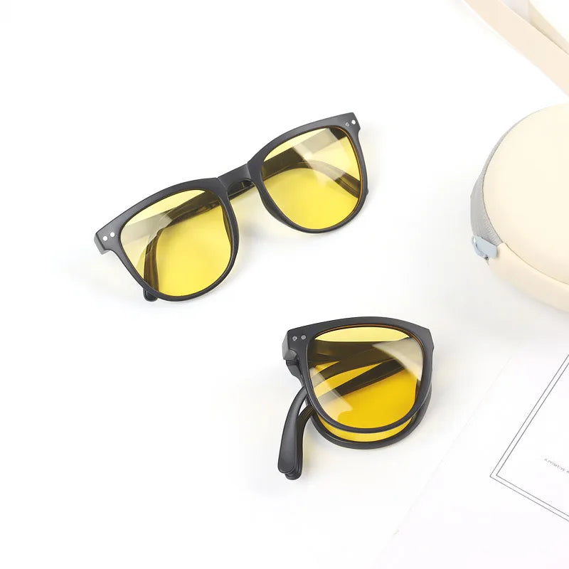 New Folding Kids Sunglasses For Boys Girls Brand Sports Square Children Shades Glasses UV400 Outdoor Baby Sun Protection Eyewear