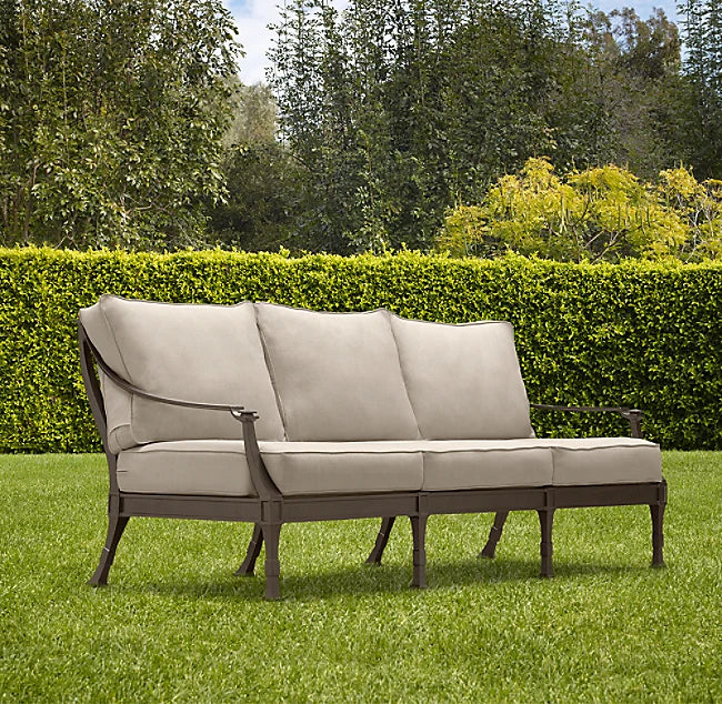 Luxury Outdoor Garden Outside Furniture Cast Design Most Durable Aluminum Sofa Set
