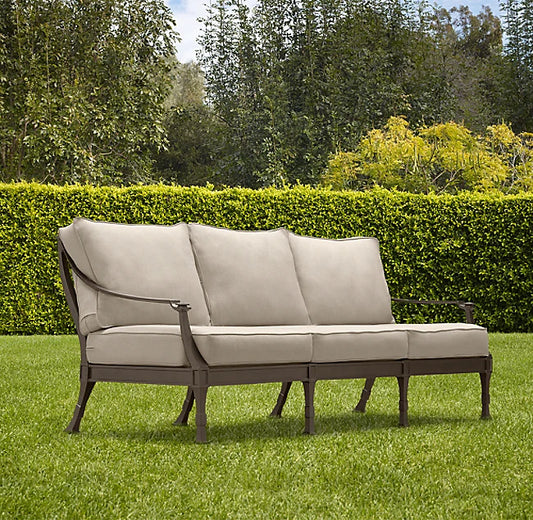Luxury Outdoor Garden Outside Furniture Cast Design Most Durable Aluminum Sofa Set
