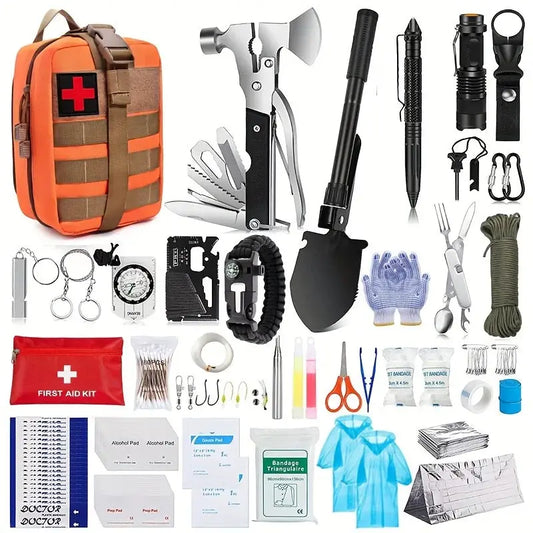 Multi functional survival tools, outdoor camping equipment, outdoor survival emergency supplies kit WardBoyzPROShop