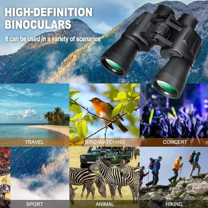 20X50 Binoculars for Adults High Powered Professional Binoculars with FMC Lens Central Focus Ideal for Bird Watching WardBoyzPROShop
