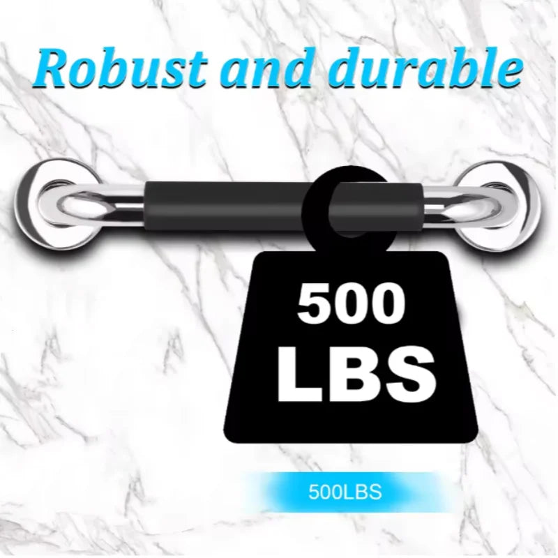 Shower Toilet Handrail Stainless Steel/Plastic Bathroom Tub Grab Bar Anti Slip Prevent Falls for Elderly Safety Support Handle