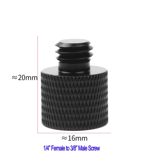 Conversion Screw 1/4 to 1/4 3/8" M4 M5 M6 M8 M10 Screw Projector Adapter DSLR Camera Tripod Ballhead Photography Fixing Mount