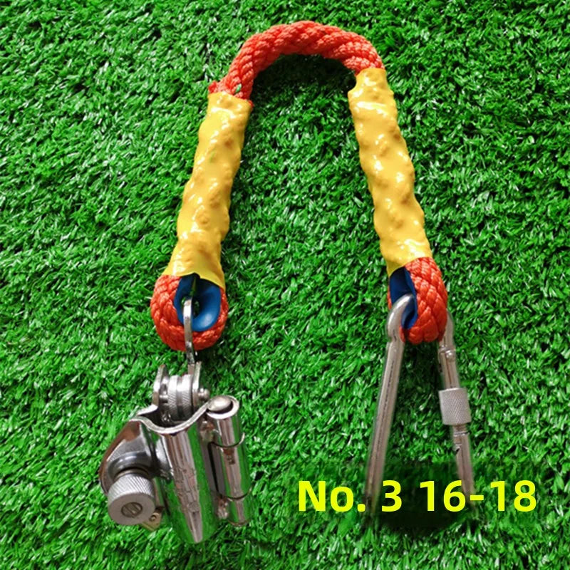 Self-Loing Carabiner Se Rope Climbing Equipment Fall Protection Device Portable Lanyard for High Altitude Climbing
