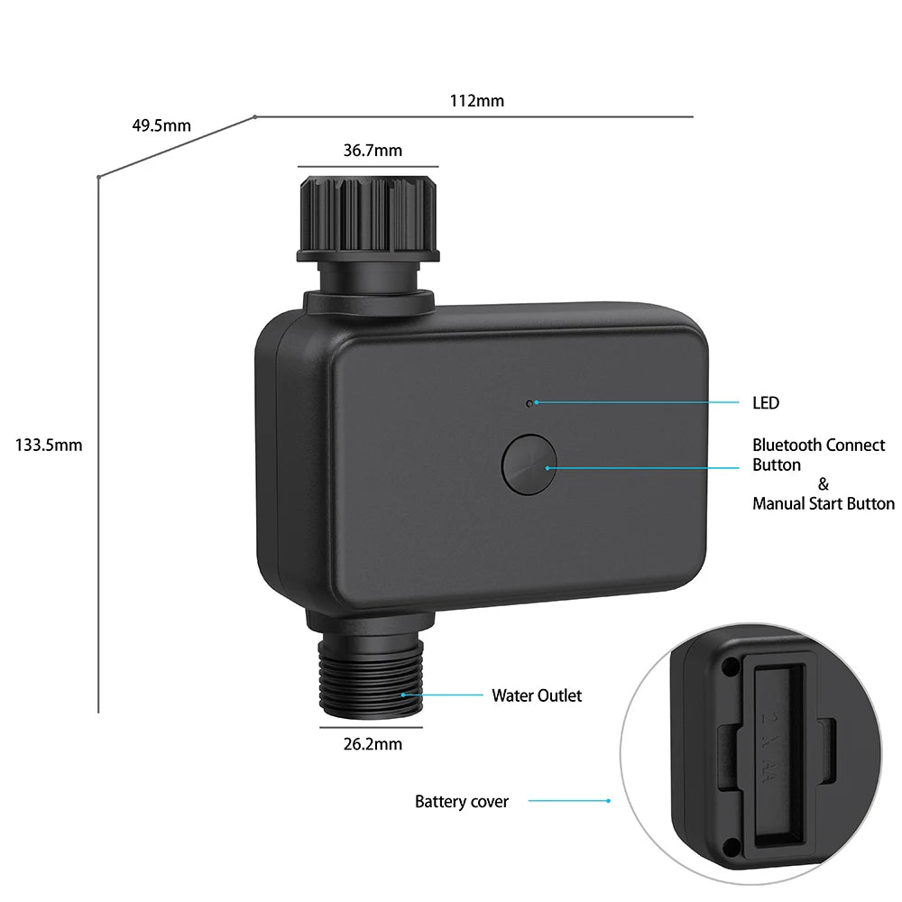 Smart Garden Watering Timer Wifi Automatic Drip Irrigation Controller Water Valve Garden Automatic Watering System