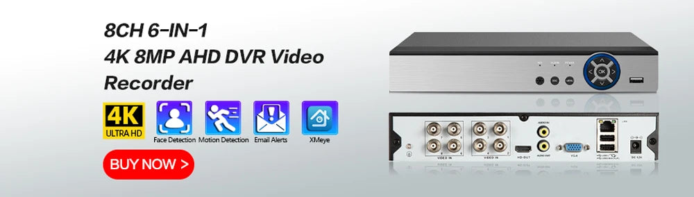 5MP Wired CCTV Analog Security Camera Color Night Face Detection Waterproof AHD Dome Video Surveillance Camera BNC For Ahd DVR