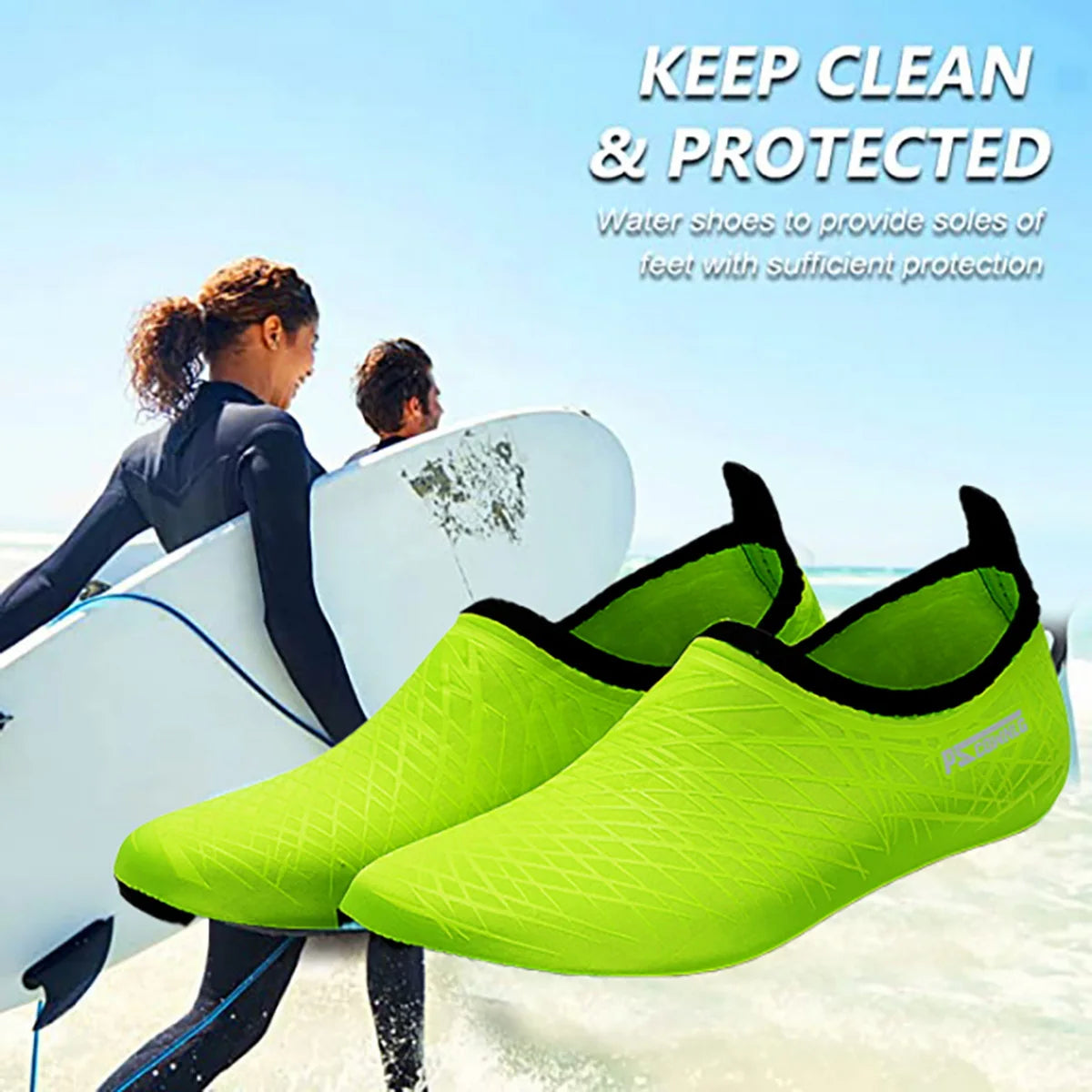 Diving Shoes Women Aqua Shoes Men Beach Swimming Water Sport Socks Barefoot Sneaker Fitness Dance Swim Surfing Snorkeling Shoe