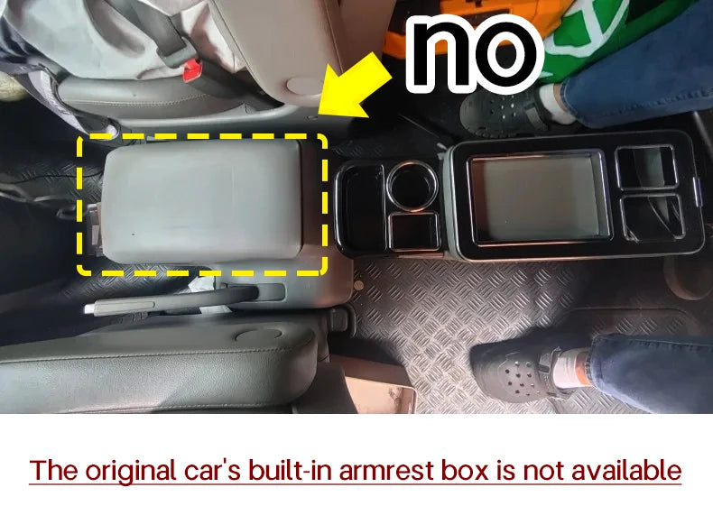 For Ford Tourneo Custom Row Front Railing Box Set General Business Armrest Central Store Business Car Mobile Charge Usb