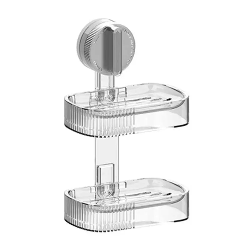 E8BD NonDrill Soap Trays Suction Soap Dish for Easy Installation in Bathrooms