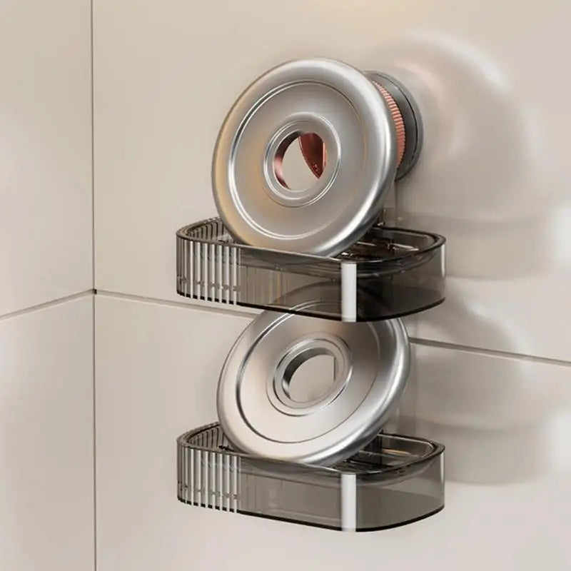 E8BD NonDrill Soap Trays Suction Soap Dish for Easy Installation in Bathrooms