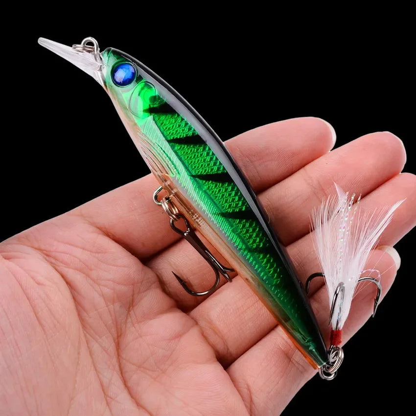 1PCS Laser Minnow Fishing Lures