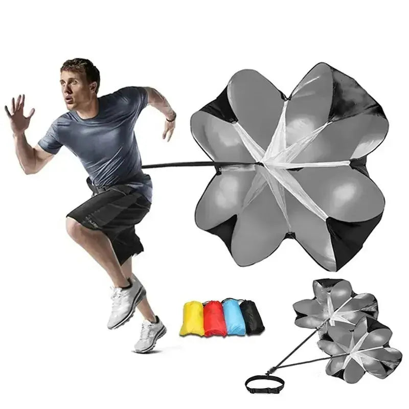 Adjustable Speed Parachute Agility Training Umbrella Football Soccer Resistance Rope Fitness Running Chute Sports Obstacles Tool - WardBoyzPROShop