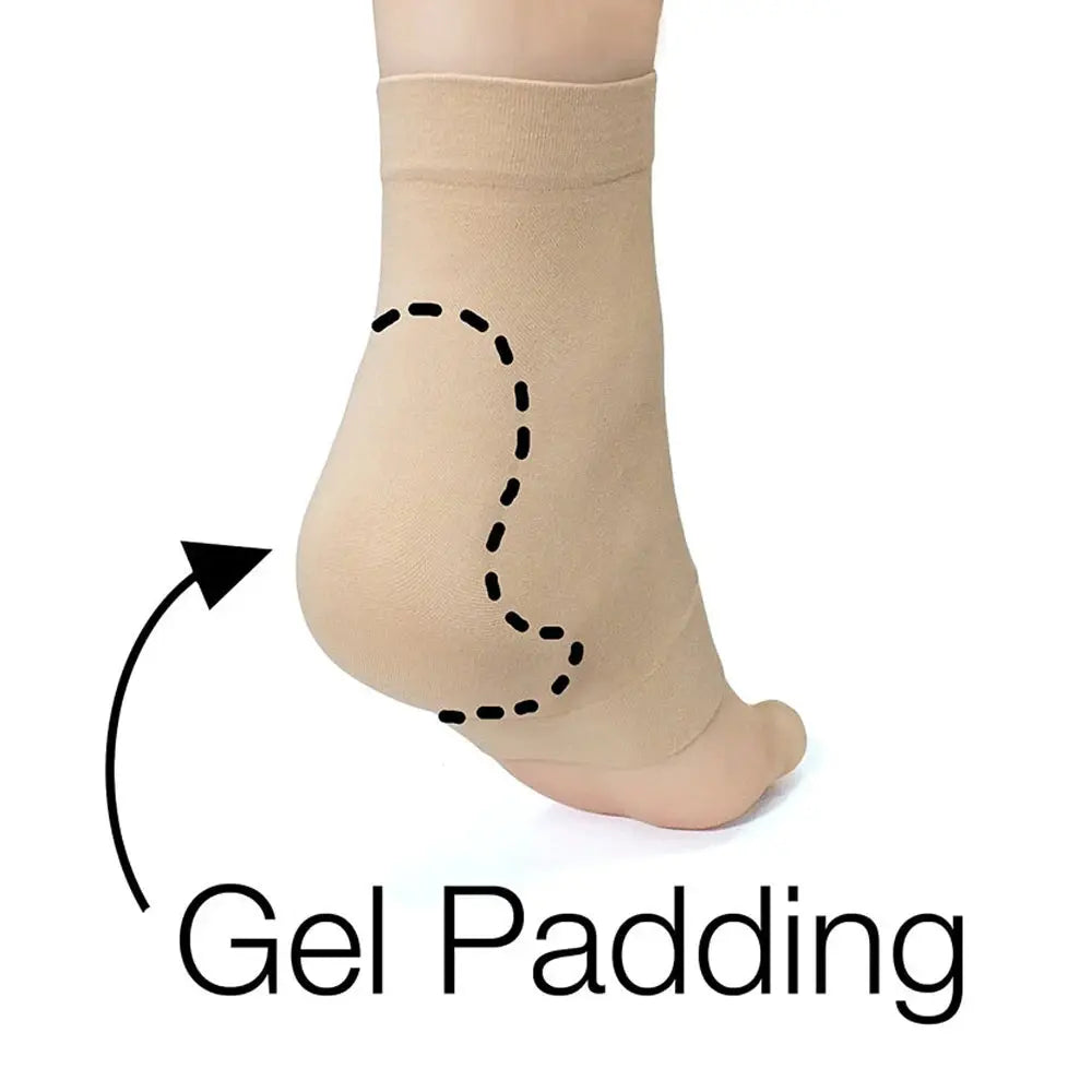 1 Pair Ankle Bone Protection Socks Malleolar Sleeves with Gel Pads for Boots, Skates, Splints, Braces, Skating Hockey Roller Ski WardBoyzPROShop