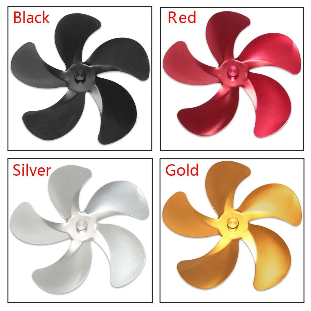 Only the fan blades Power Saving Eco Fire Heat Wood Stove Fan Fireplace Fan Log Burner for Heat Powered