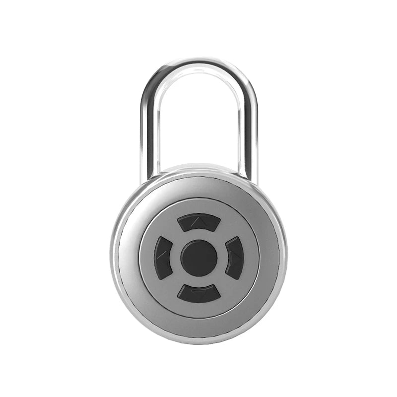 Smart Lock Bluetooth APP Control IP55 Waterproof Rechargeable for Luggage Gym Office Zinc Alloy Anti Theft Padlock