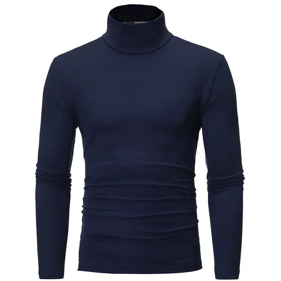 New Men's handsome half turtleneck bottom shirt,  gentle and comfortable, suitable for autumn, winter, senior undershirt WardBoyzPROShop