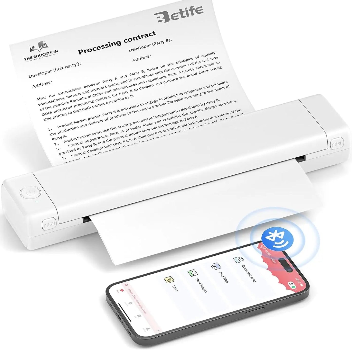 Phomemo M08F A4 Thermal Paper for M08F, PJ762/PJ763MFi, MT800/MT800Q, A4 Portable Printers, M08F Printer Paper, 8.27" x 11.69" WardBoyzPROShop
