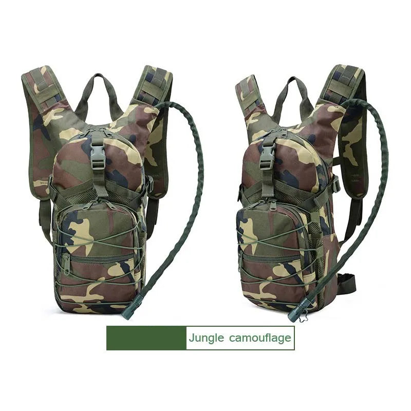 Tactical Hydration Pack Backpack Water-Proof 900D Polyester Ripstop Water Bag Water Bladder For Hiking Cycling Climbing Fishing