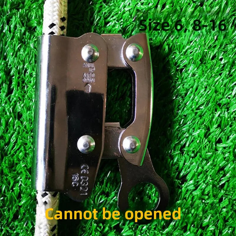 Self-Loing Carabiner Se Rope Climbing Equipment Fall Protection Device Portable Lanyard for High Altitude Climbing