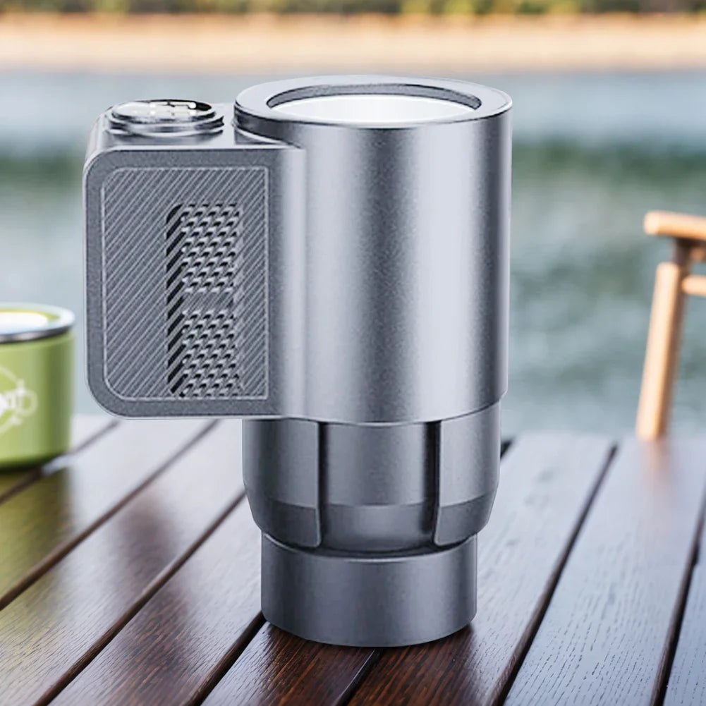 Smart 2 In 1 12V Car Cup Cooler Warmer with Temperature Display Mini Auto Refrigerator Drinks Cooling Heating Mug for Outdoor Tr WardBoyzPROShop