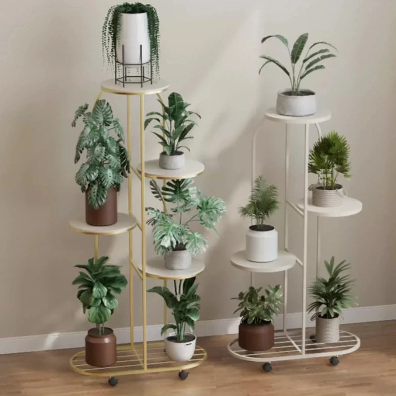 Front Porch Terrace Plant Shelf Indoor Tree Shaped Metal Roomplant Stand Mid Century Potting Estanteria Garden Furniture