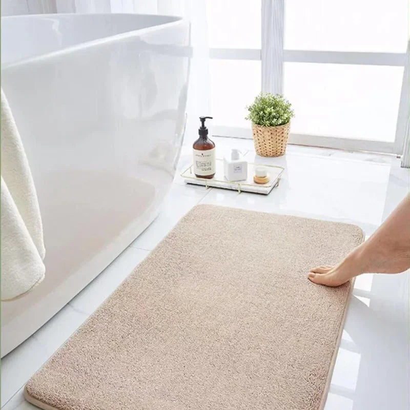 Bathroom Non-slip Water Absorbent Mat Soft Comfortable Shower Floor Rug Anti-slip Foot Pad For Household Toilet Bath Shower Room