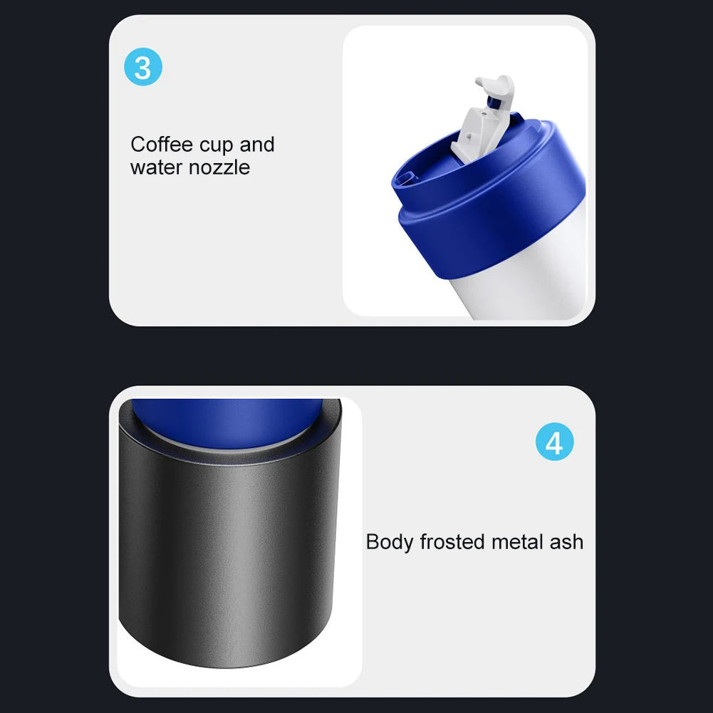 Smart 2 In 1 12V Car Cup Cooler Warmer with Temperature Display Mini Auto Refrigerator Drinks Cooling Heating Mug for Outdoor Tr WardBoyzPROShop