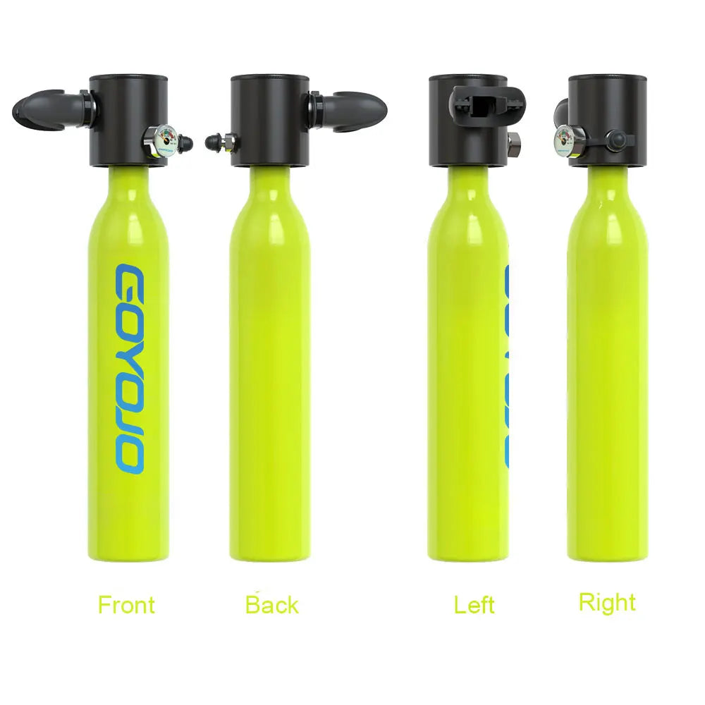 Mini Scuba Tank Diving Equipment Underwater Diving Cylinder Inflator 0.5L Outdoor Oxygen Tank 5-10 Minutes Spearfishing WardBoyzPROShop