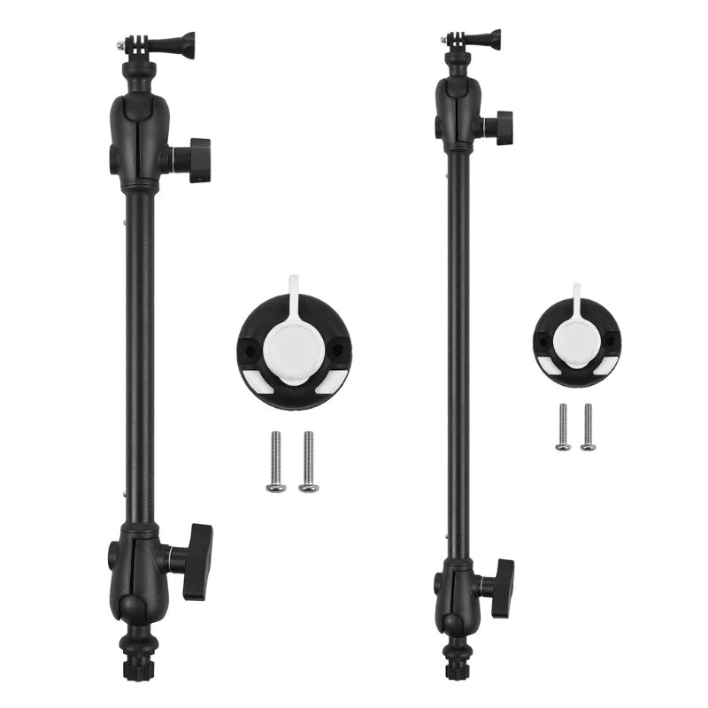 Lightweight Marine Camera Mount Holder Boats Canoes Camera Mount with Long Arm Adjustable Kayak Camera Mount Brackets