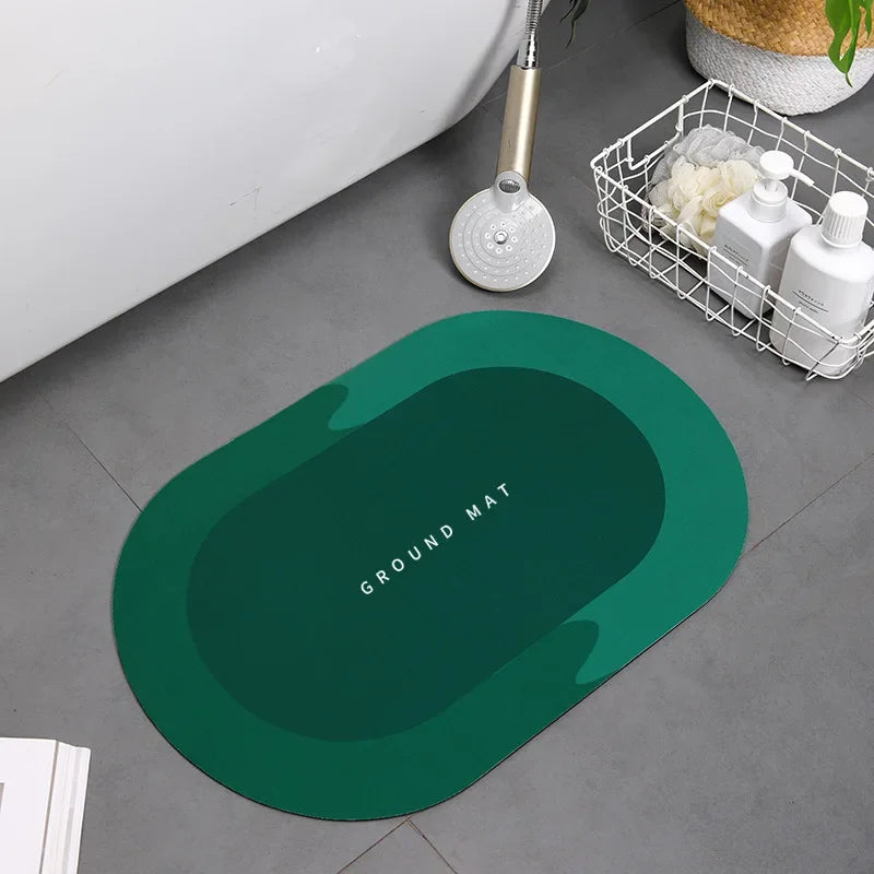 Bath Mat Super Absorbent Non Slip Bath Bathroom Rug Quick Drying Bath Shower Rug     Kitchen Entrance Door Mats Home Floor Mat
