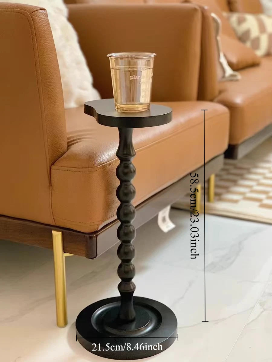 French Retro Luxury Sofa Side Table Living Room Simple Coffee Table Shelf Bedroom Storage Rack Home Decor Ornaments Accessories