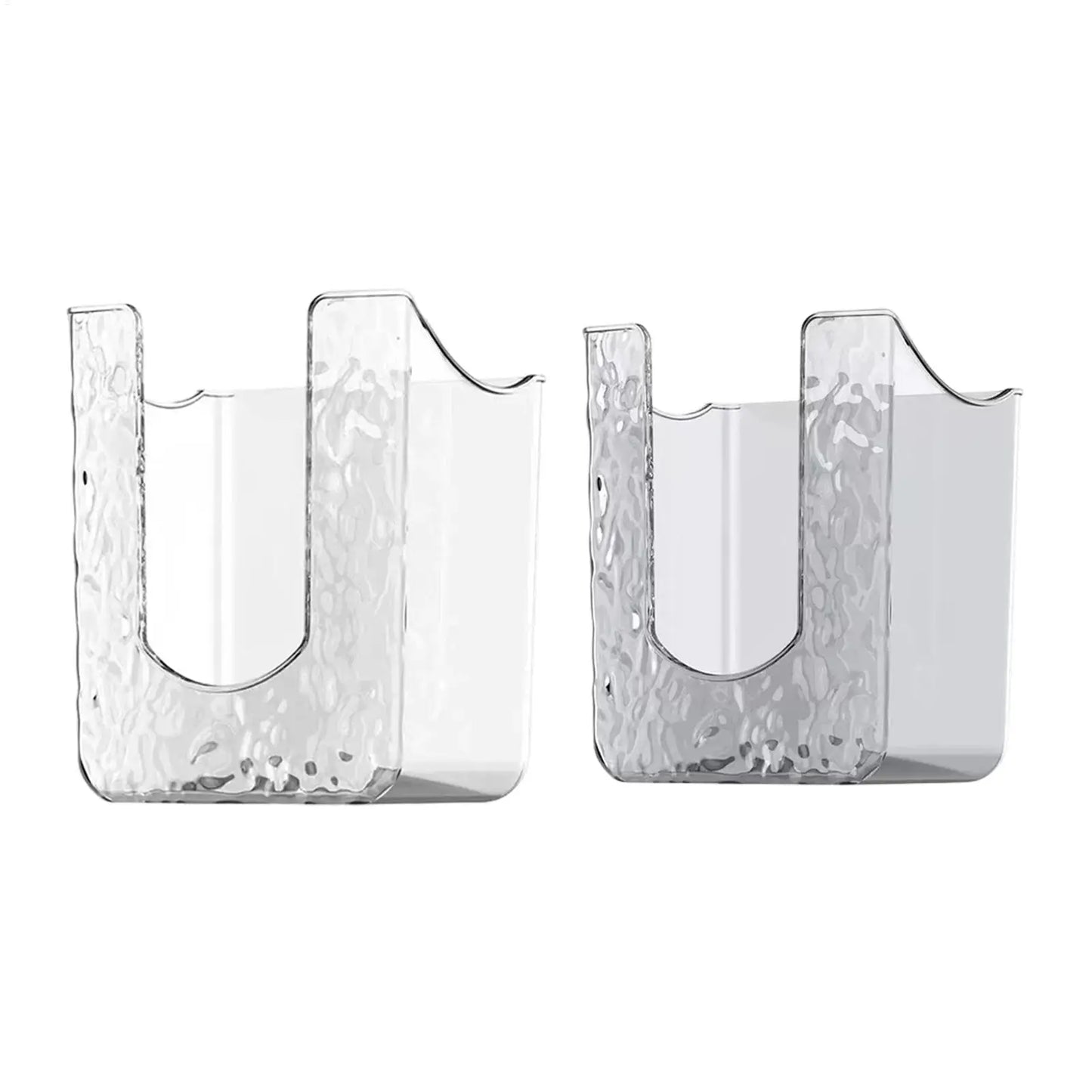 Tissue Box Bathroom Non Perforated Wall Mounted Wet Tissue Storage Box with Large Opening and Strong Load-bearing Capacity