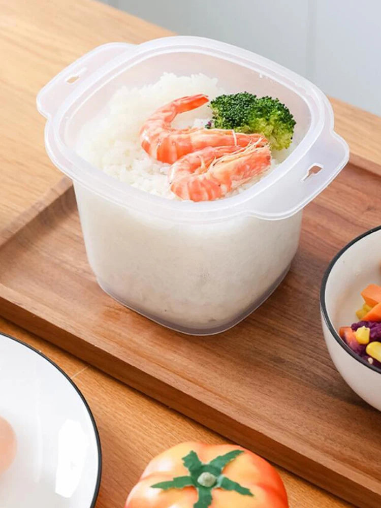 Microwave Oven Rice Cooker Multifunctional Steamer Soup Cooking Bento Lunch Box