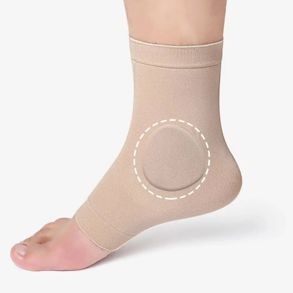 1 Pair Ankle Bone Protection Socks Malleolar Sleeves with Gel Pads for Boots, Skates, Splints, Braces, Skating Hockey Roller Ski WardBoyzPROShop