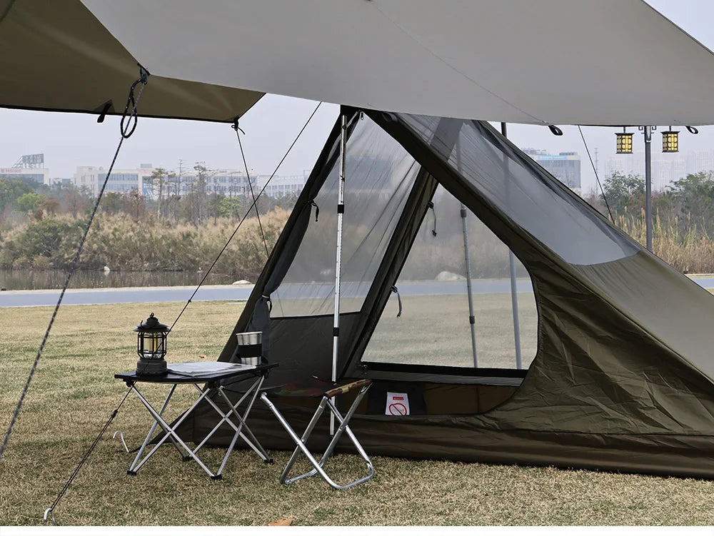 Airy Mesh Tent 1 Person Ultralight Tent Quick Setup Backpacking Shelter Breathable Mosquito Proof for Camping and Trekking WardBoyzPROShop