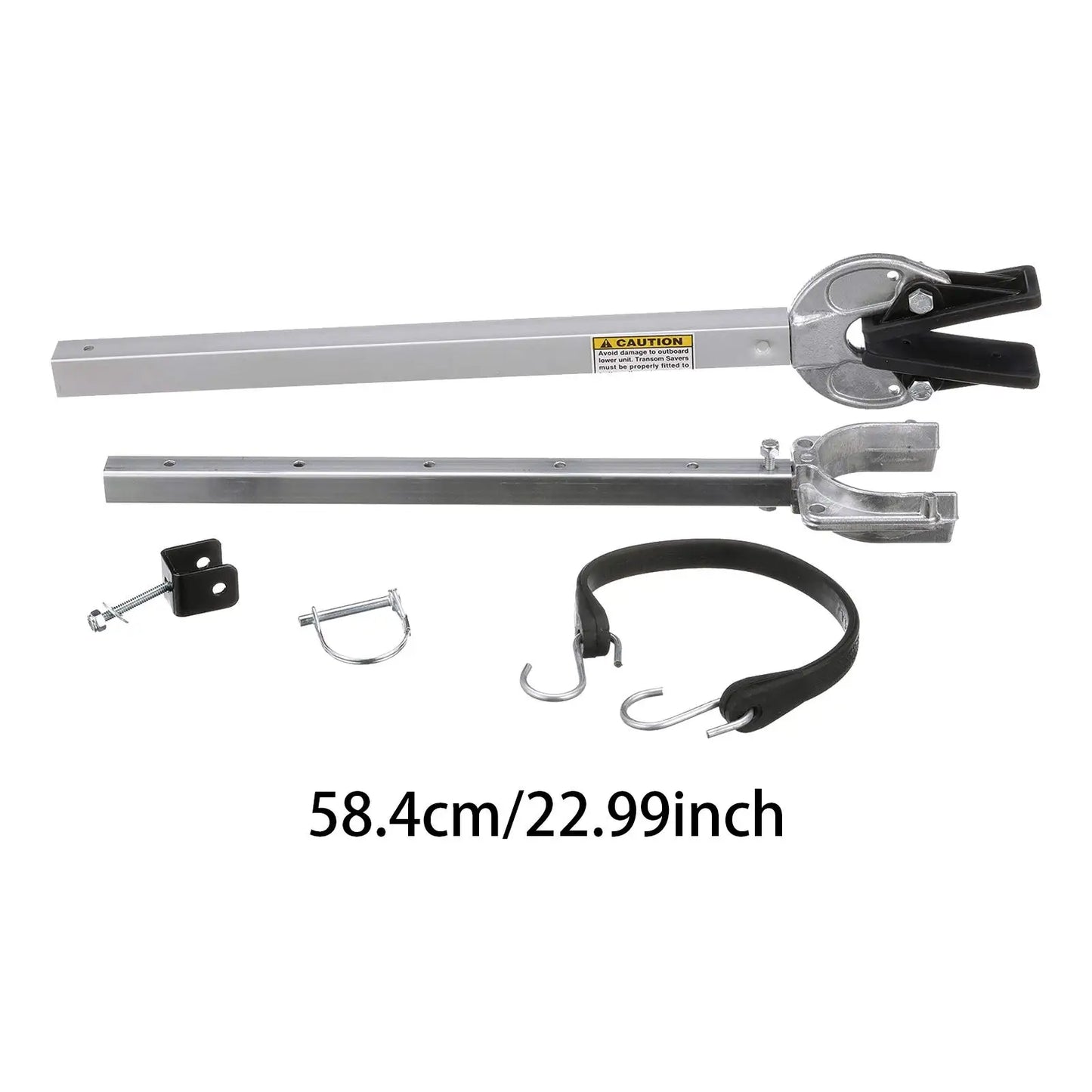 Boat Adjustable Transom Saver with Composite Head 23 to 35 Inches Practical Easy to Install Premium Roller and Trailer Mounts