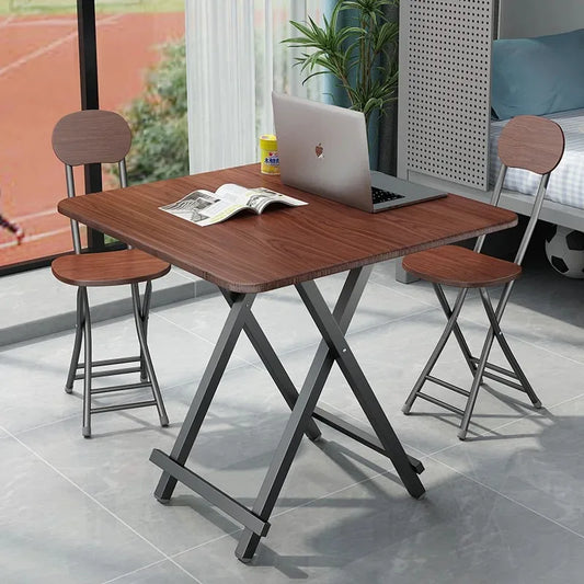 Installation-free folding table rental room dining table simple stall table dormitory study table portable table stall square