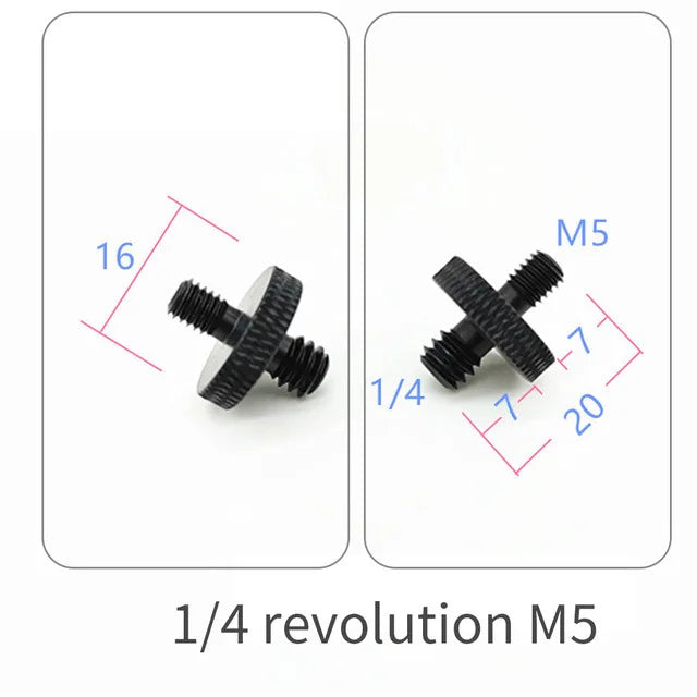 Conversion Screw 1/4 to 1/4 3/8" M4 M5 M6 M8 M10 Screw Projector Adapter DSLR Camera Tripod Ballhead Photography Fixing Mount