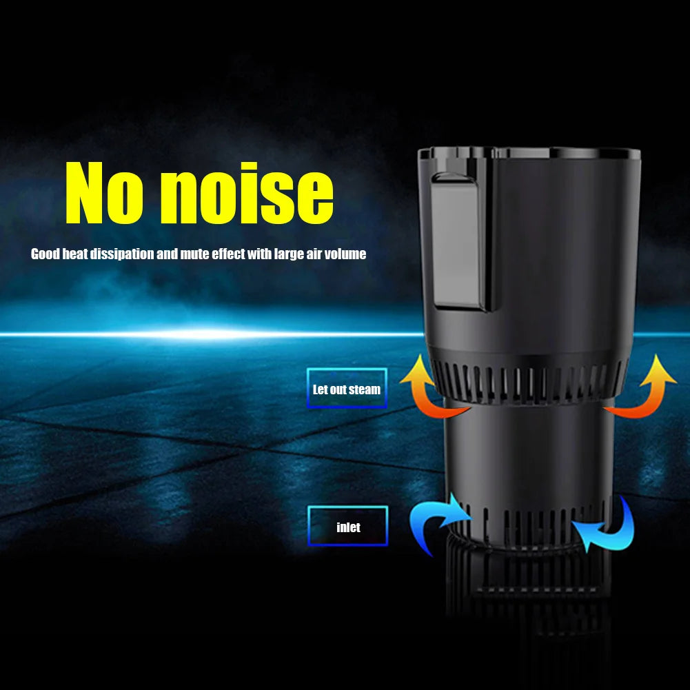 Smart 2 In 1 12V Car Cup Cooler Warmer with Temperature Display Mini Auto Refrigerator Drinks Cooling Heating Mug for Outdoor Tr WardBoyzPROShop