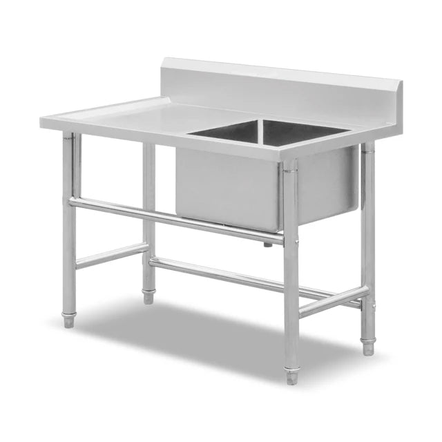 Modern freestanding outdoor sink Commercial kitchen Steel wash basin