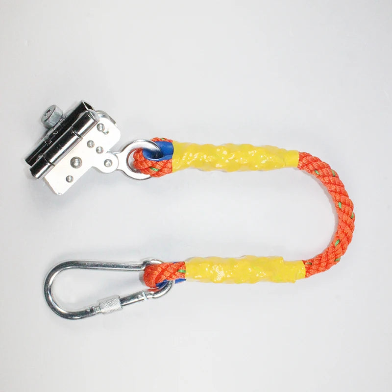 Self-Loing Carabiner Se Rope Climbing Equipment Fall Protection Device Portable Lanyard for High Altitude Climbing
