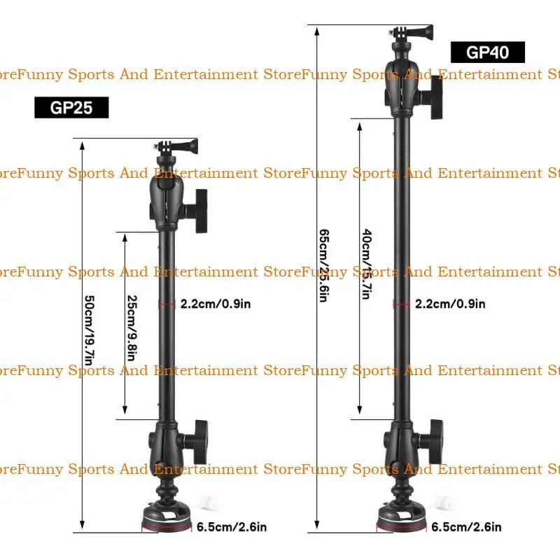 Lightweight Marine Camera Mount Holder Boats Canoes Camera Mount with Long Arm Adjustable Kayak Camera Mount Brackets