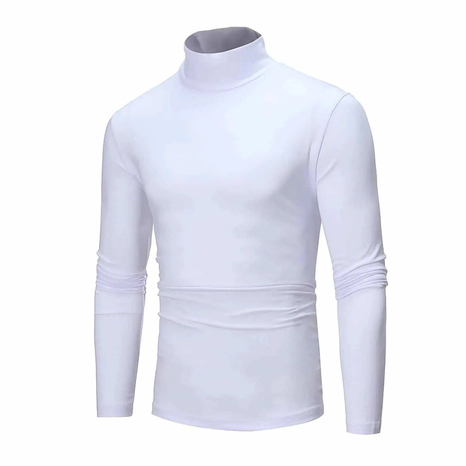 New Men's handsome half turtleneck bottom shirt,  gentle and comfortable, suitable for autumn, winter, senior undershirt WardBoyzPROShop