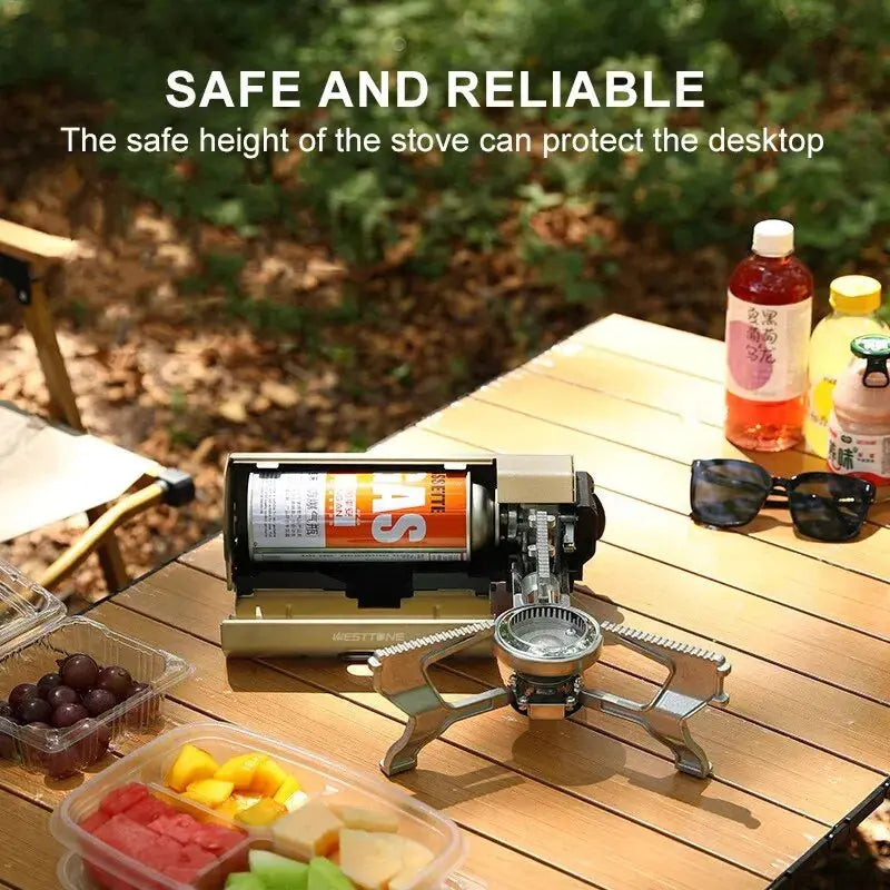 Camping Gas Stove 2670W Portable Folding Cassette Gas Burner Outdoor Picnic Travel Cooking Grill Cooker Heating System WardBoyzPROShop