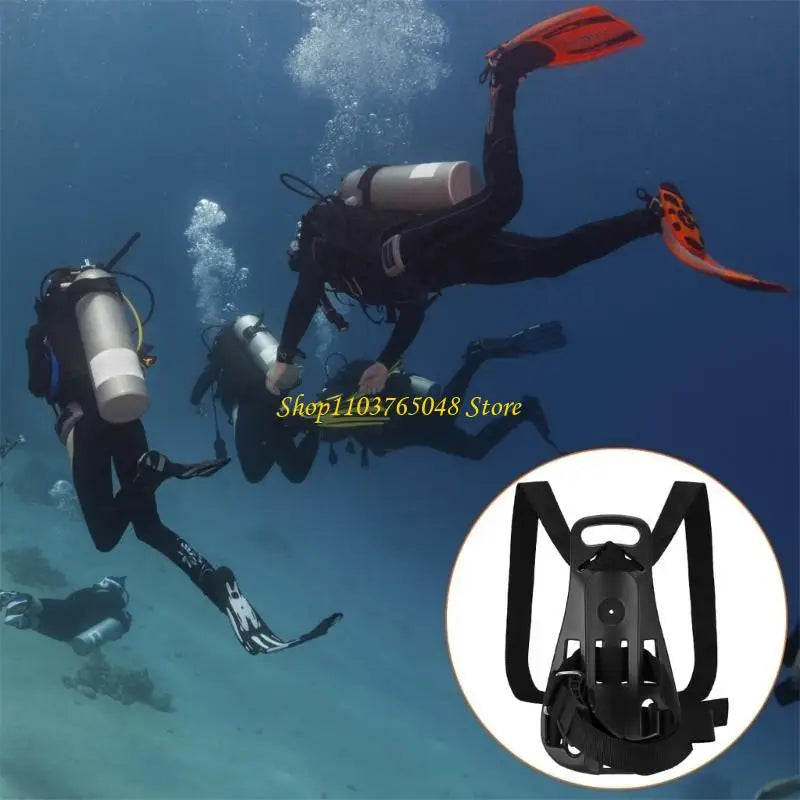 R53E Diving Tanks Backpack Scubas Tanks Holder for Diving Snorkeling Diving Enduring