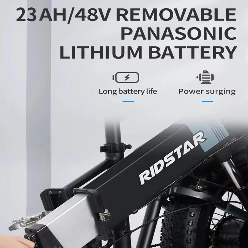 2024 New H20 Pro Mountain E-bike 3000W Powerful Dual motor Snow Electric Bicycle 52V 46AH 20inch*4.0 Fat Tyre Foldable Ebike