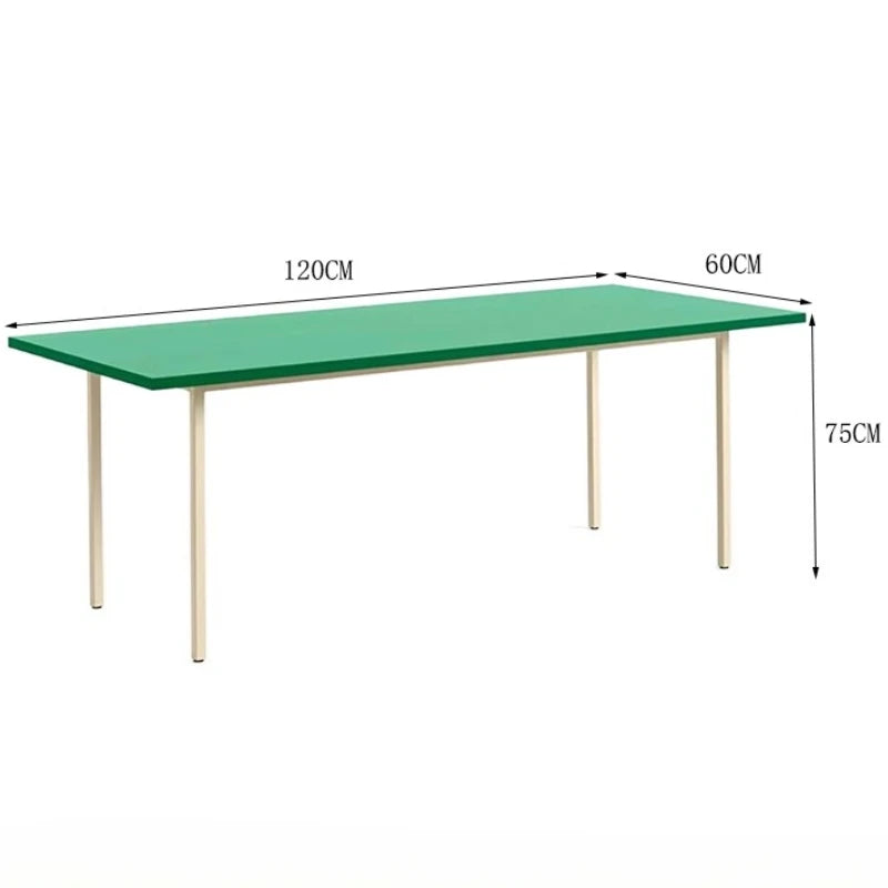 Design Legs Dining Table Modern Rectangle Kitchen Living Dining Table Waterproof Vase Muebles Para El Hogar Home Furniture