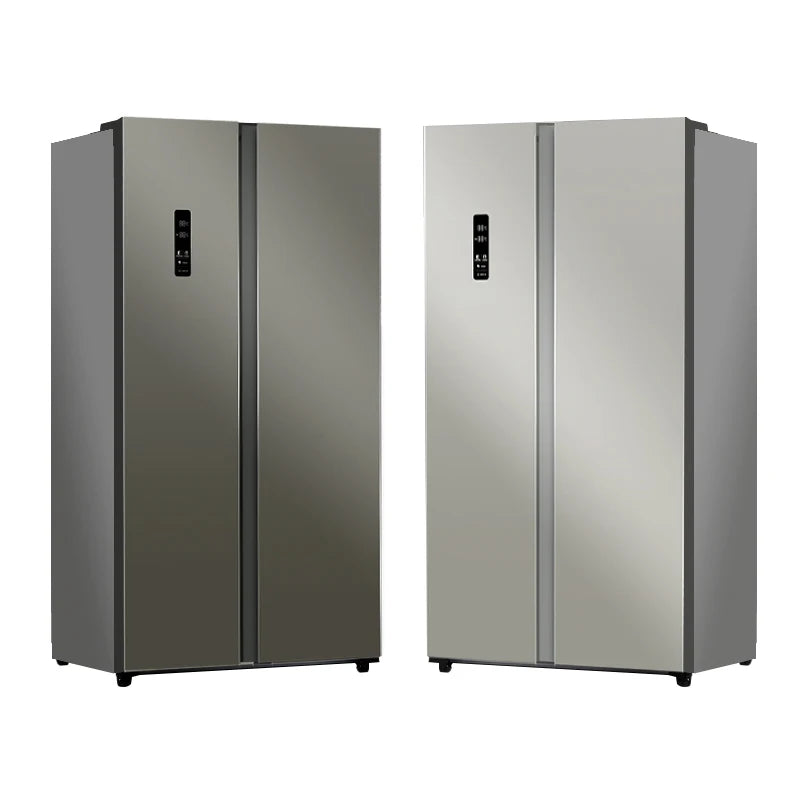 Electric Household Hotel Use Stainless Steel Refrigerator High Quality 530L Side-By-Side Portable Double Door Frost-Free Low