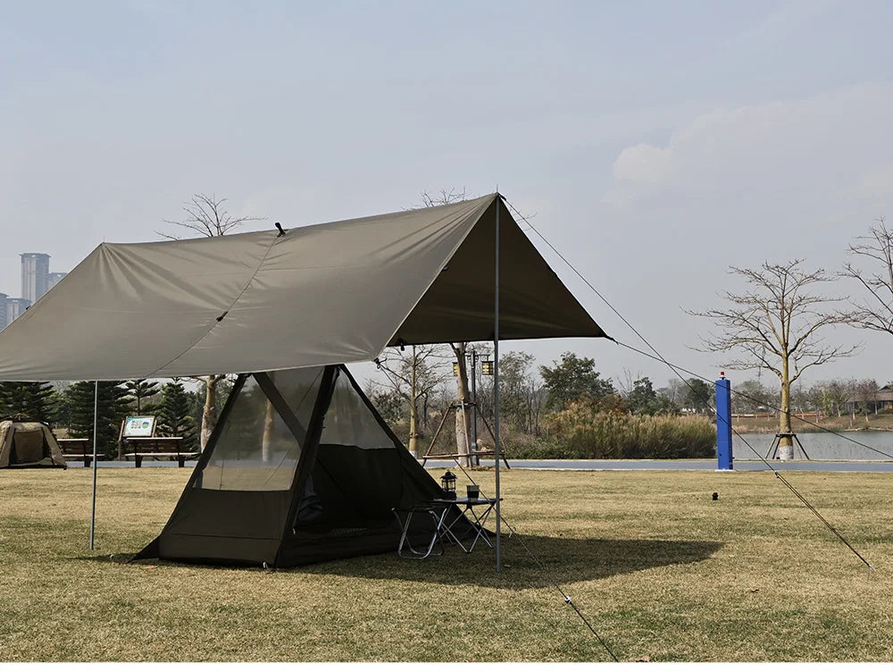 Airy Mesh Tent 1 Person Ultralight Tent Quick Setup Backpacking Shelter Breathable Mosquito Proof for Camping and Trekking WardBoyzPROShop